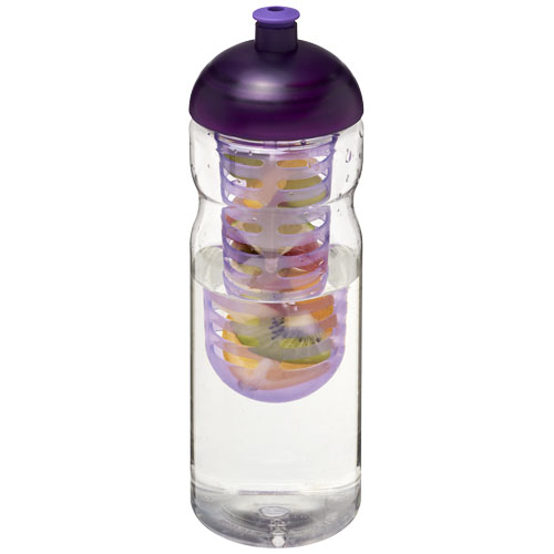 Bidon promotionnel et infuseur 650ml H2O Active® Translucide et Violet